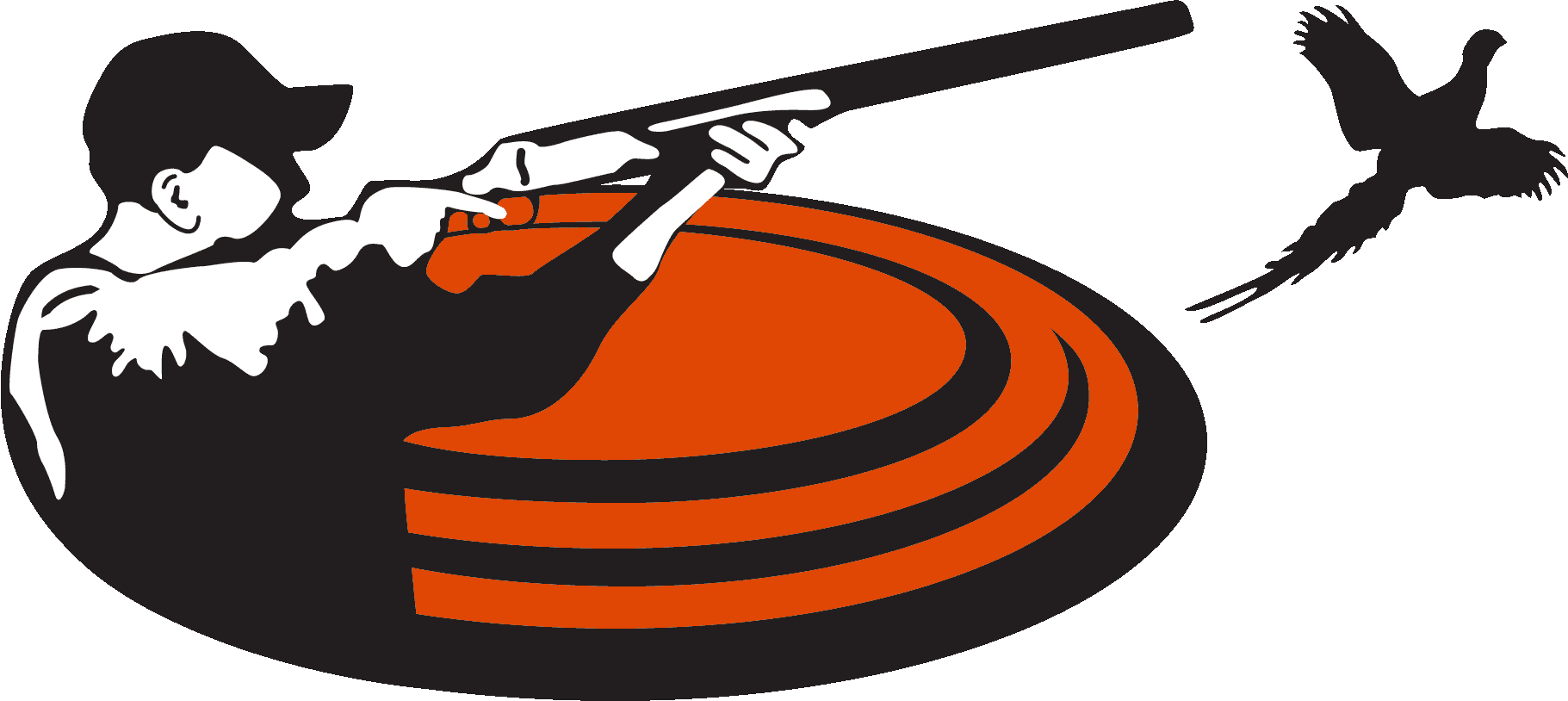 sporting clay clipart